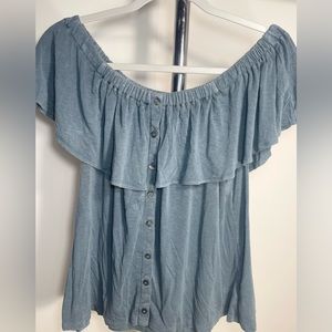 American eagle soft and sexy size medium.. A powdery teal color
